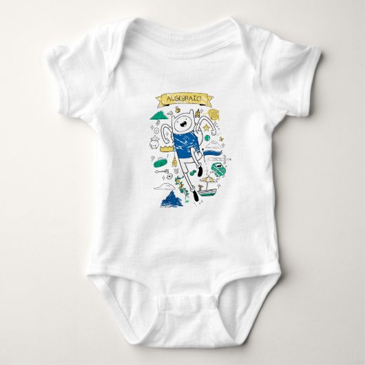 Body Temps d'aventure | T-shirt "Algebraic" Finn Sketch (Devant)