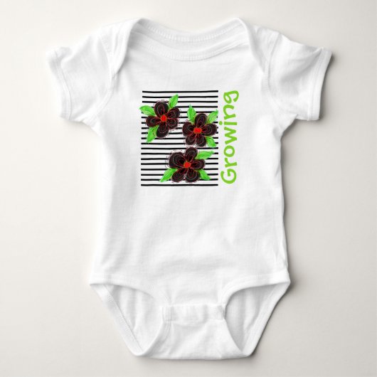 Body Tenue bébé moderne en croissance (Devant)