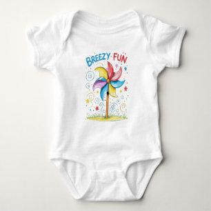 Body Tenue bébé moulin à vent amusant et léger