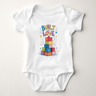 Body Tenue de bébé Blocs de Jouet Construits avec Amour