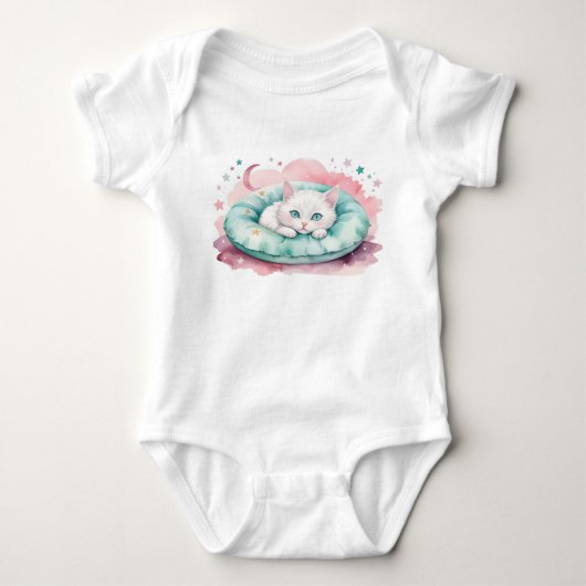 Body Tenue de bébé chat mignon (Devant)