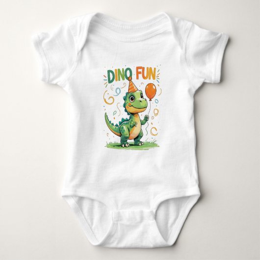Body Tenue de bébé Dino Fun (Devant)