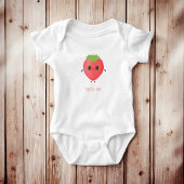 Body Tenue de bébé mignonne avec nom personnalisé frais