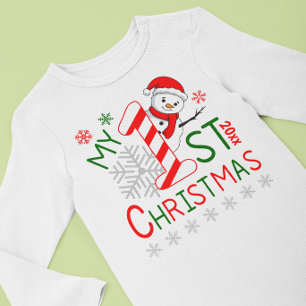 Body Tenue de Noël personnalisée Mon Premier Noël Bonho