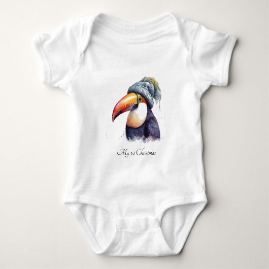 Body Tenue de Noël pour bébé toucan mignon (Devant)