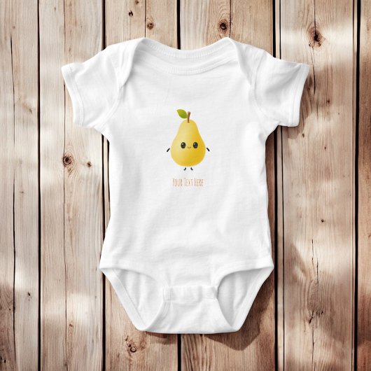 Body Tenue personnalisée de bébé mignonne avec nom de p
