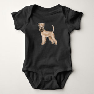 Body Tervueren à poil doux beige chien de dessin animé