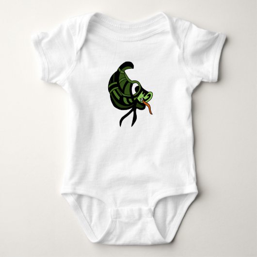 Body Tête Abstraite de dragon vert (Devant)