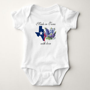 Body Texas State Bluebonnets Txst Floral Baby bodysuit