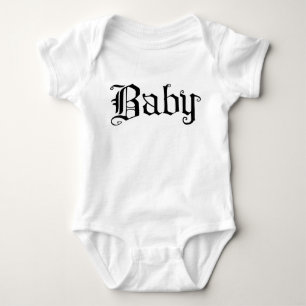Body Texte gothique Bébé