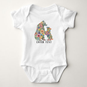 Body Texte personnalisé Mama Bear Girl