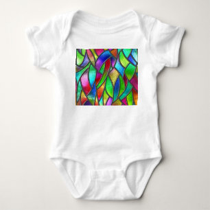 Body Texture 3D Motif en verre coloré