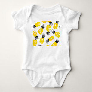 Body Texture ananas, Motif d'été Vintage.