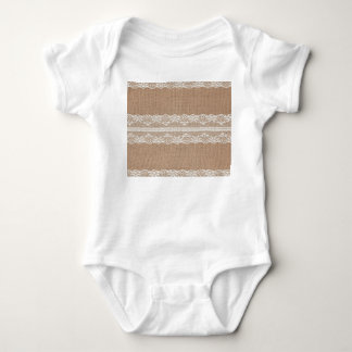 Body Texture de dentelle blanche Brown