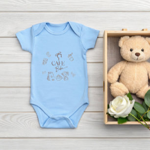 Body Thème Café Bleu Café Bebe Garçon Baby Shower