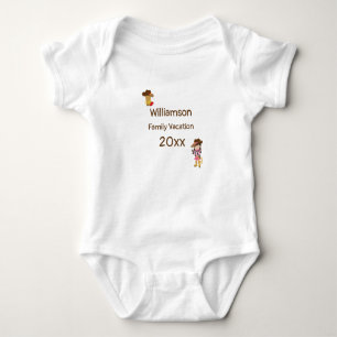 Body Thème Western Cowboy Famille Vacances Personnalisé