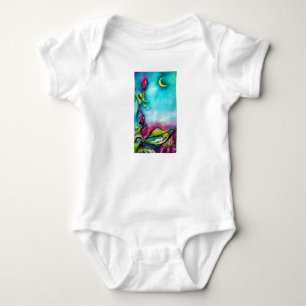 BODY THUMBELINA DORMIR ENTRE FEUILLES ROSE
