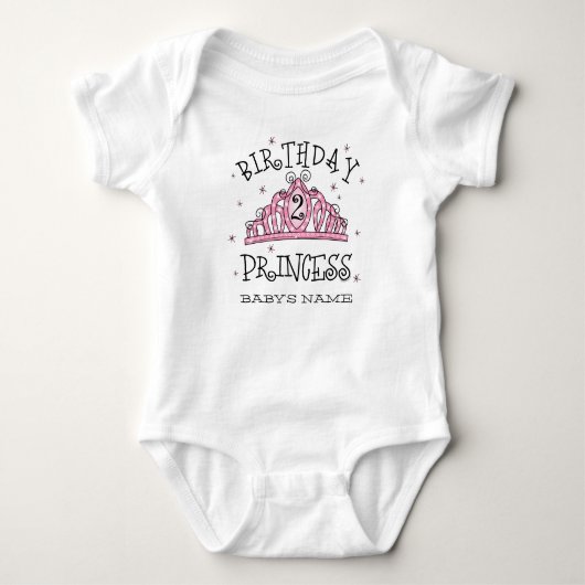 Body Tiara Princess 2e anniversaire Custom (Devant)
