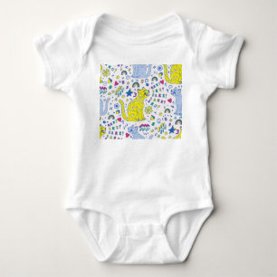 Body Tigre infantile et Motif arc-en-ciel