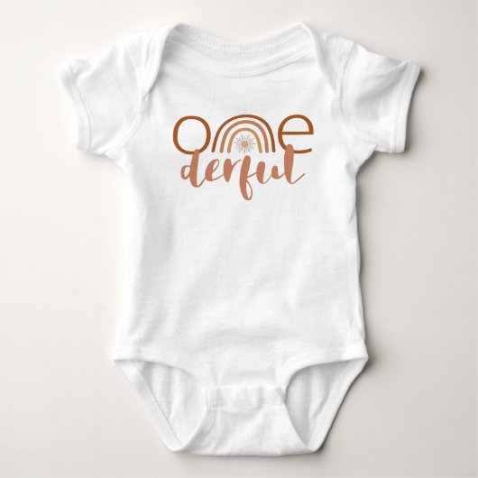 Body TINLEY Boho Terracotta Arc-en-ciel Anniversaire (Devant)