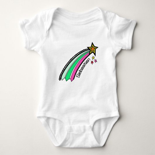 Body Tir sur mesure Star Space Baby Bodysuit (Devant)