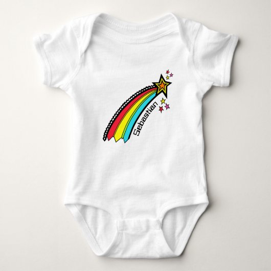 Body Tir sur mesure Star Space Baby Bodysuit (Devant)