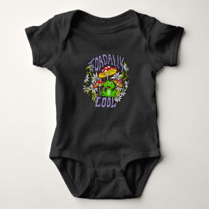 Body Toadadal Cool Colorful floral et la typographie de