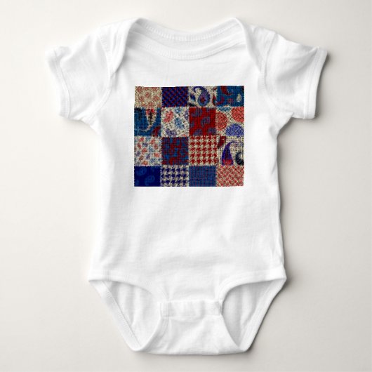 Body Toile brute de patchwork, imitation motif. (Devant)