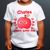 Body Toiles de bébé Jésus m'aime