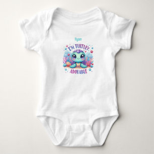 Body Tortue bébé personnalisée