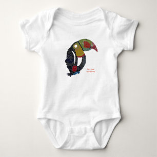 Body Toucan Mosaic Bodysuit personnalisable pour bébé