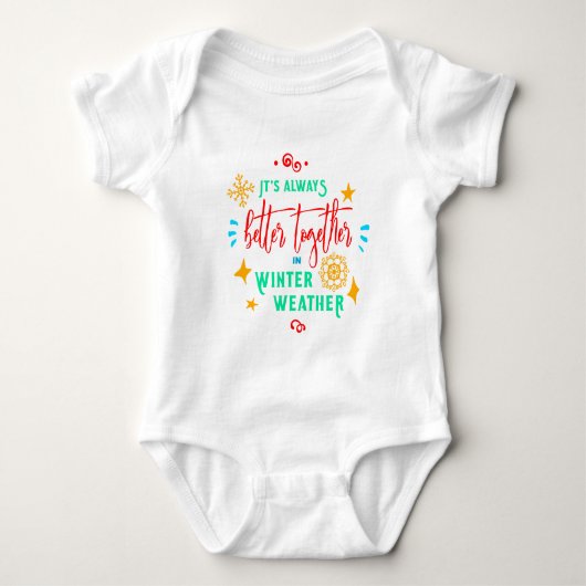 Body Toujours mieux ensemble en hiver Noël (Devant)