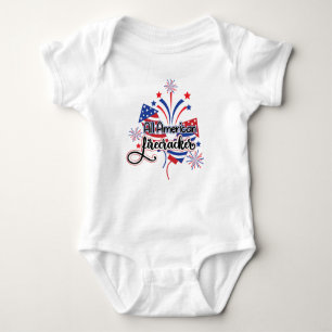 Body Tout American Firecracker Patriotic Baby Bodysuit