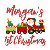 Body Train de Noël avec Papa Noël personnalisé pour le