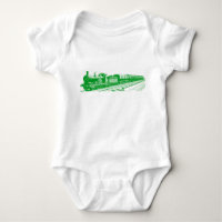 Train vintage - Vert herbe