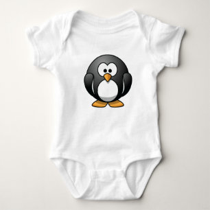 Body Très autour du T-shirt de bébé de pingouin