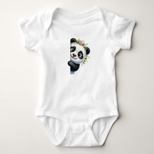 Body Très mignon Petit Panda Caché (Devant)