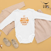 Body Très Mignonne Premier Citation De Fête De Thanksgi