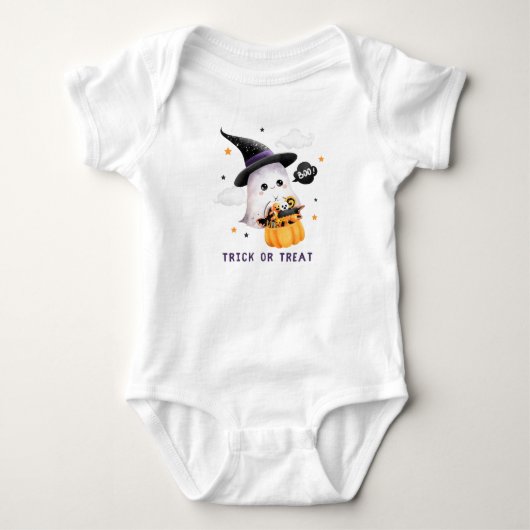 Body Trick ou traiter T-shirt bébé (Devant)