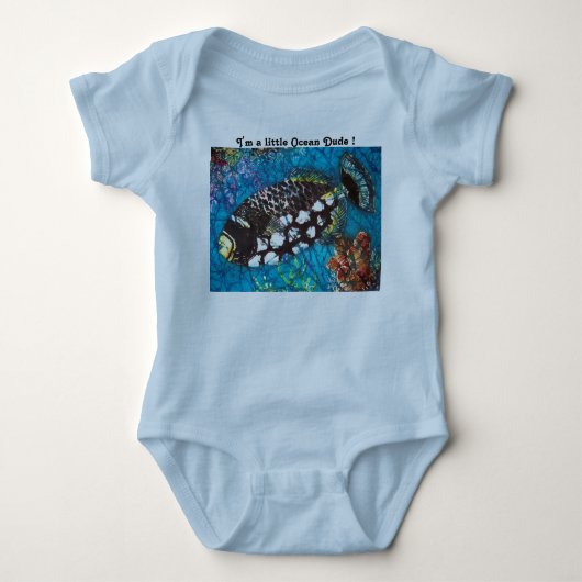 Body TRIGGERFISH de CLOWN pour le BÉBÉ (Devant)