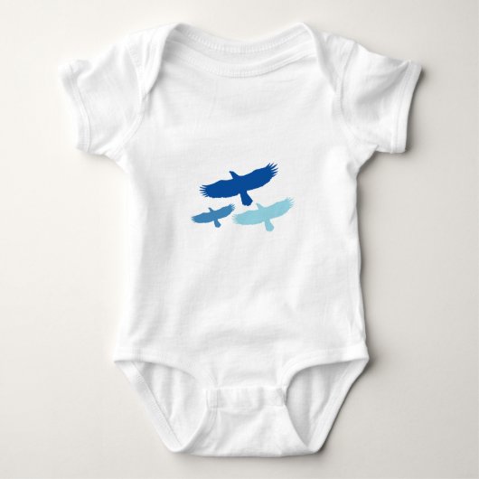 Body Trois aigles volant (bleu) (Devant)