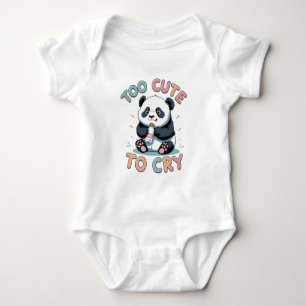 Body Trop mignon pour pleurer bébé tenue adorable Panda
