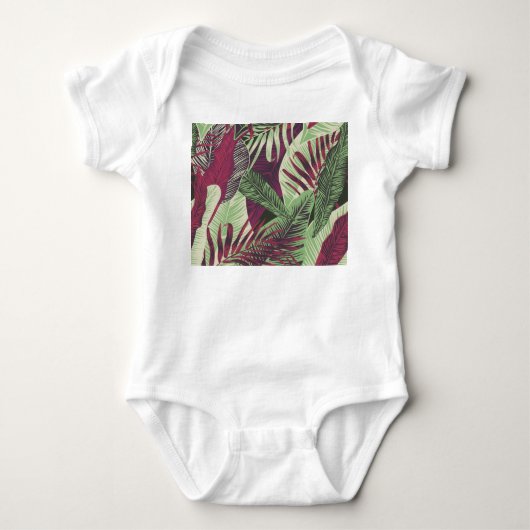 Body Tropical Exotic : Vert tendance sans couture (Devant)