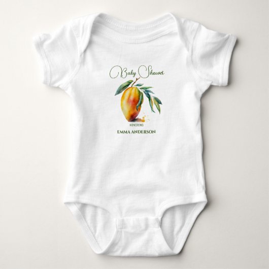 Body Tropical Mango | Baby Shower (Devant)