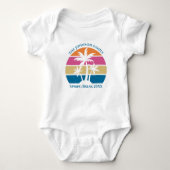 Body Tropical Palm Tree Beach Trip Sunset Cute Custom (Devant)