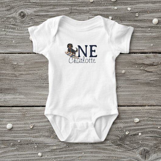 Body Tropical The Big One Surf Dachshund anniversaire