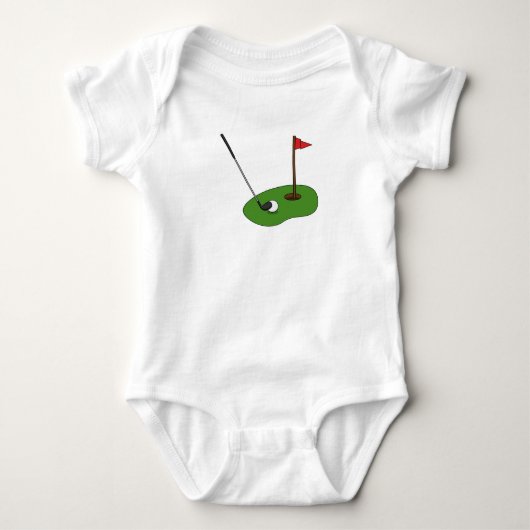 Body Trou de golf avec drapeau (Devant)