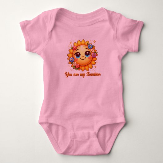 Body Tu es mon bébé combinaison soleil (Devant)
