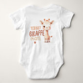 Body Tu paries Giraffe Je suis mignonne T-shirt bébé (Dos)