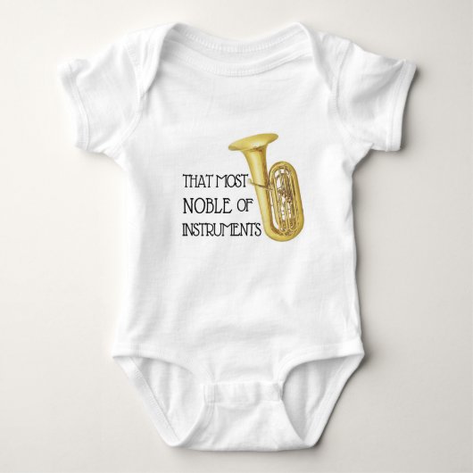 Body Tuba Baby Bodysuit (Devant)